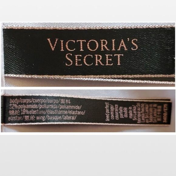 Victory’s Secret Bra Purple Lavender Silver Sparkle - Picture 15 of 16